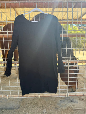 H & M Black Long Sleeve Dress