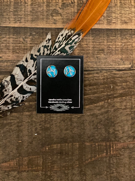 The Em Studs || Turquoise