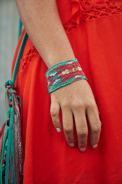 Azteca: Beaded Bracelet