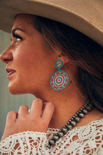 Field of Dreams: Beaded Earrings