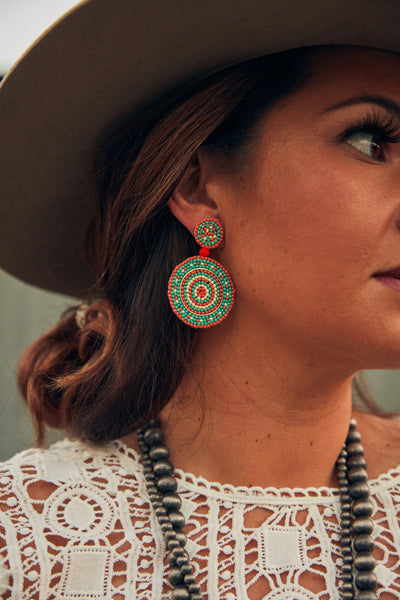 Field of Dreams: Beaded Earrings