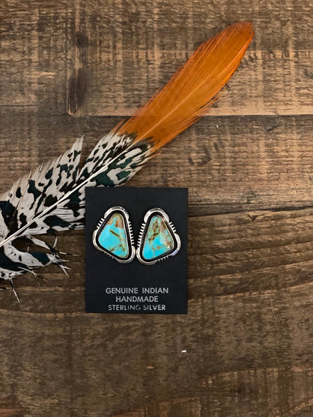 The Madison Studs || Turquoise
