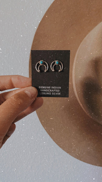 Squash Studs || Turquoise