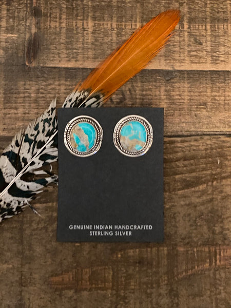 The Emma Studs || Turquoise