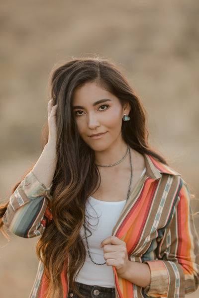The Madison Studs || Turquoise
