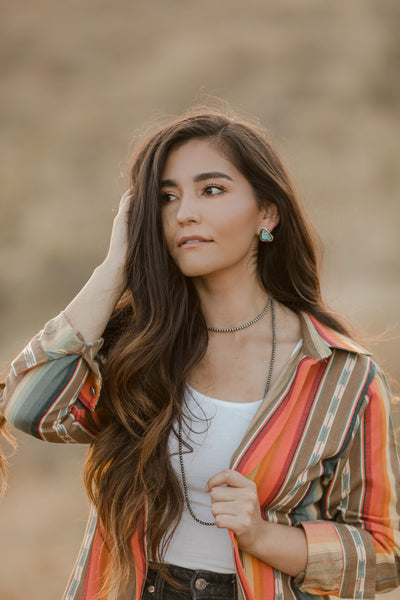 The Madison Studs || Turquoise