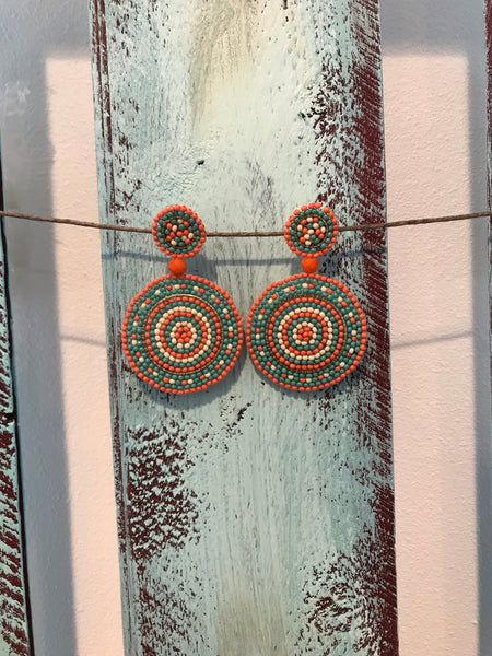 Field of Dreams: Beaded Earrings