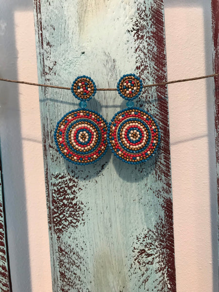 Field of Dreams: Beaded Earrings