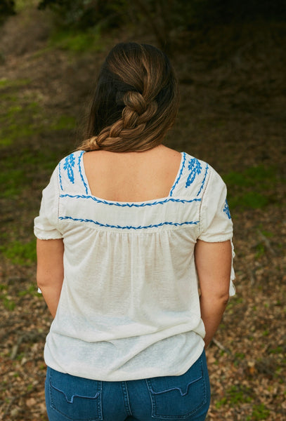 Kimes Ranch Willow Peasant Top